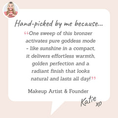 Bellamianta Illuminating Bronzing Powder - hand-picked by Katie for a warm, golden & naturally-radiant finish that lasts 