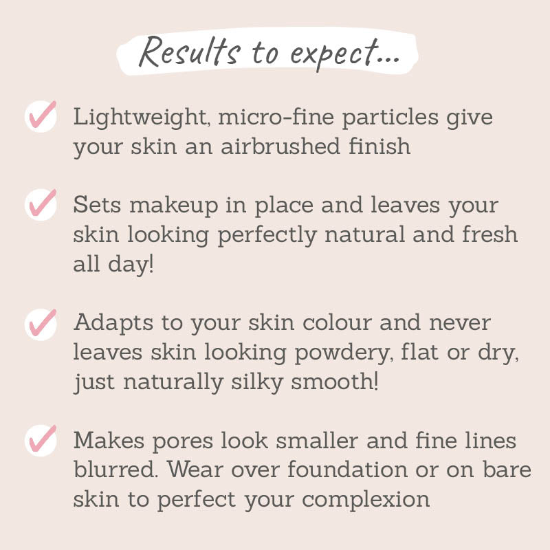 Delilah Pure Touch Micro Loose Powder Translucent results