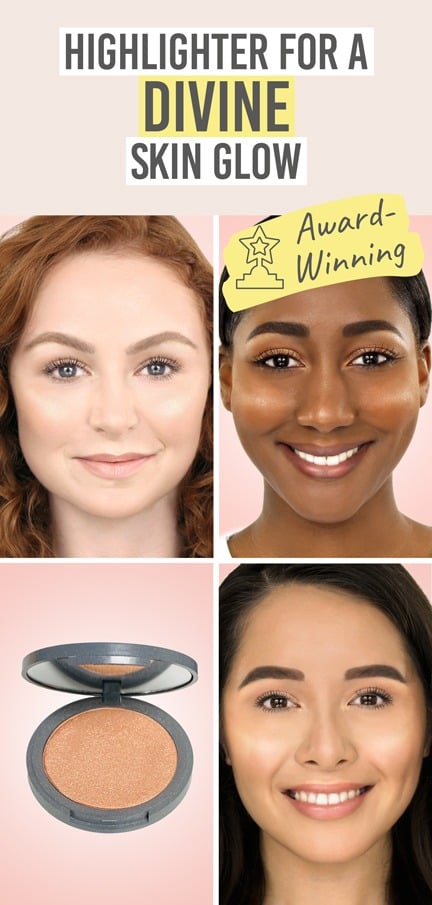 Dome Beauty Luminary Glow Powder Highlighter - Beauty and the Boutique - Cheekbones will glisten with this compact