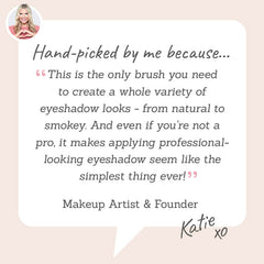 Beauty and the Boutique Dual-Ended Eye Definer Brush – Created by Katie for pro-looking eyeshadow made easy, from natural to smokey