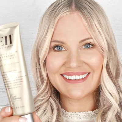 Ta-daah! Skin & makeup looks & feels refreshed & glowy!