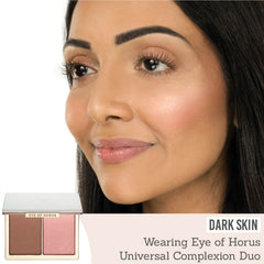 Eye of Horus Universal Complexion Duo on dark skin tone