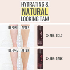 He-Shi Gold and Dark Tanning Milk