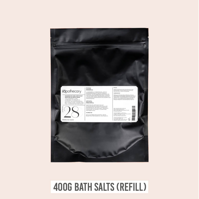 ilapothecary Magnesium & Amethyst Deep Relax Bath Soak refill