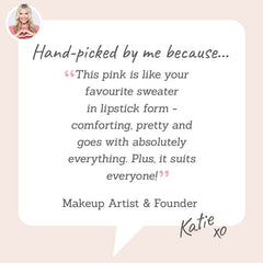 Why Katie loves IZI Beauty Empowered Lipstick in Fearless