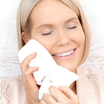 Rinse thoroughly with warm water