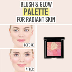 Mii Cosmetics Celestial Skin Shimmer in Rose Quartz before and after results