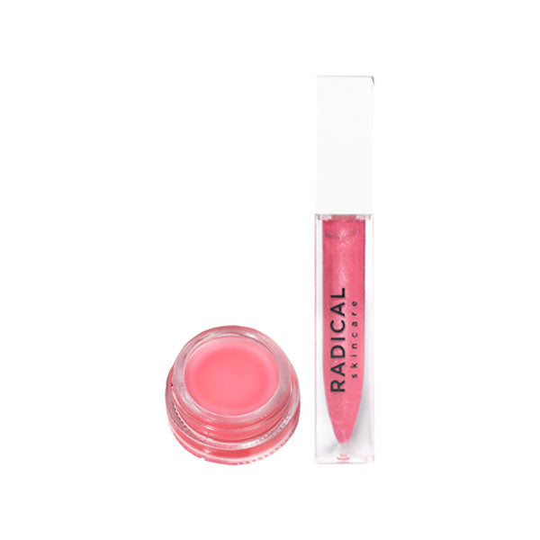 Radical Skincare Lip Recovery Mask and Rose Lip Luster Gloss Duo
