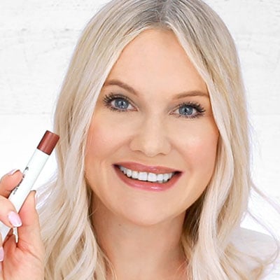 Ruby Hammer Lip Serum Balm in 'Deep Nude' how to - Step 5