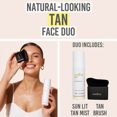 Sontse Sun Lit Face & Body Tan Mist & Blending Brush Duo