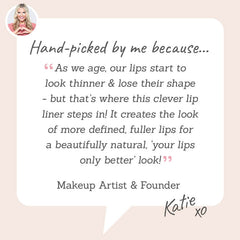 Studio 10 Age Reverse Lip Liner – Hand-picked by Katie to define and plump ageing lips for a natural ‘your lips but better’ look.