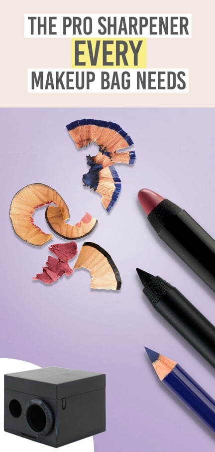 Trio Pencil Sharpener - Beauty and the Boutique - The pro sharpener every makeup bag needs