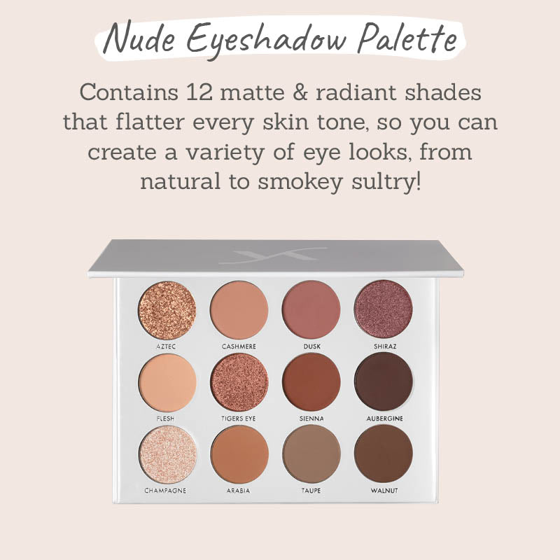 Vani-T Nude Eyeshadow Palette shades